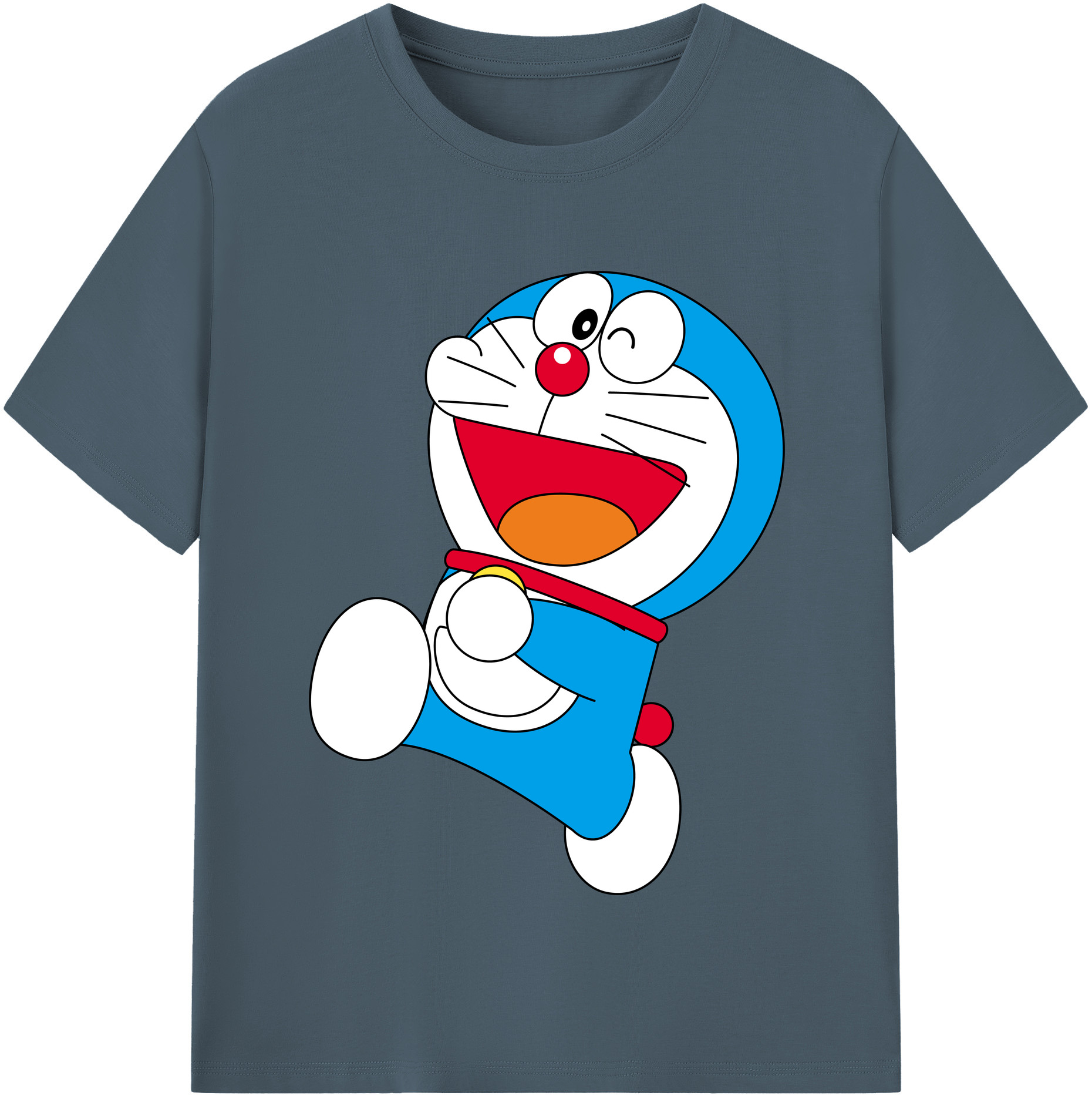 （画像用） ドラえもん Doraemon 綿100％半袖Tシャツ（フロントプリント）